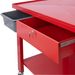 Transmission Teardown Work Station 1/2 Ton Capacity Sloping Drain Table Locking Drawer Removable Drain Basin Full-Width Lower Shelf Four 4-Inch Caster Wheels_maomaolike.com