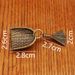 Brass Dragon And Phoenix Dustpan Broom Handle Living Room Desktop Office Ornament Copper Craft Decoration_maomaolike.com