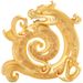 Creative Metal Xianglong Holder Antique Style Coiled Dragon Multi-Hole Stand Home Use Buddha Worship Zen Dragon-Shaped Incense Bur_maomaolike.com