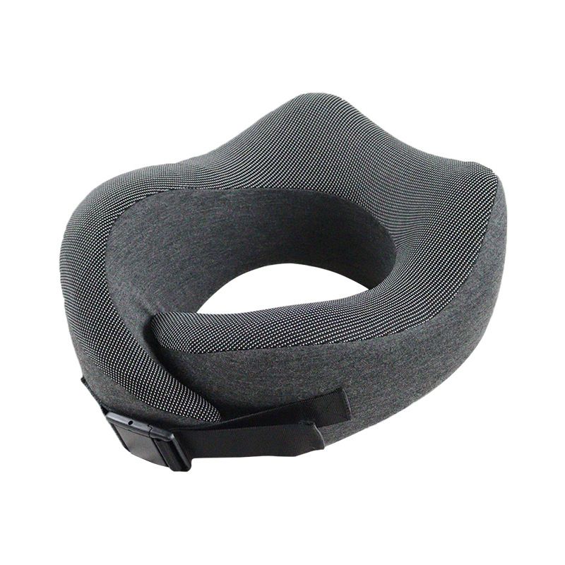 Memory Foam U Shaped Pillow Storable Airplane Travel Pillow Magnetic Cloth Neck Protection Neck Pillow Creative U Shaped Pillow Spot_maomaolike.com