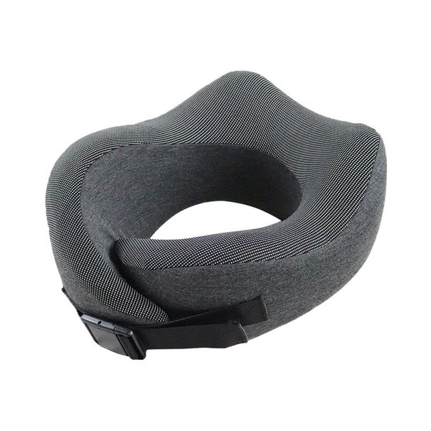 Memory Foam U Shaped Pillow Storable Airplane Travel Pillow Magnetic Cloth Neck Protection Neck Pillow Creative U Shaped Pillow Spot_maomaolike.com