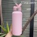 1L Sports WATER BOTTLE With Handle And Straw,Stainless Steel Large Capacity Vacuum Flasks,Drinkware,Large Mouth Gym_maomaolike.com