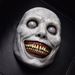 Halloween COS Smiling Exorcist White Eye Demon Mask_maomaolike.com