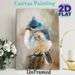 Tufted Titmouse Painting Poster, Soft Oil-painted Fluffy Bird Poster, Delicate Tranquil Nature-inspired Decor Ideal For Living Room, Bedroom And Study_maomaolike.com