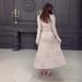 Women's Clothing solid color round neck slim fit long sleeve high waist long skirt suit for women_maomaolike.com