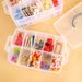 Fixed Large Three-layer Transparent Portable Plastic Storage Box For Accessories, Toys, Cosmetics, And Lego Boxes_maomaolike.com