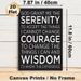 Serenity Prayer Painting Poster, Minimalist Black & White Typography Poster, Inspirational Text To Foster Inner Peace, Suitable For Living Room, Study_maomaolike.com