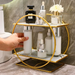 Cosmetic Rack For Women, Skincare Organizer, Desktop Storage Iron Art Bathroom Toiletries Organizer_maomaolike.com