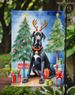 Black Great Dane Christmas Reindeer Garden Flag Mailbox Flag Decorative Yard Flag Banner Outside Patio Artwork Yard Flower Beds, Garden Size, Multicolor_maomaolike.com