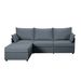 93.7' Sectional Sofa With Ottoman_maomaolike.com