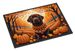 Chocolate Labrador Retriever Fall Doormat Front Door Mat Indoor Outdoor Rugs For Entryway, Non Slip Washable Low Pile, 24H X 36W_maomaolike.com