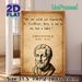Aristotle Inspirational Quote Painting Poster, Vintage-style Portrait & Motivational Slogan Poster, Thought-provoking Decor Ideal For Home Office_maomaolike.com