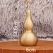 Custom Brass Style One Leaf Bottle Open Hollow Copper Gourd Base Ornament Metal Craft_maomaolike.com