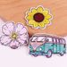 Be Wild Flower Iron On Patches For Clothes DIY Embroidery Patches With Unique Design Applique Patches For Jeans Jackets_maomaolike.com