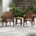 Outdoor Wood Armchair Wooden Patio Dining Chair With Armrests For Various Outdoor Space_maomaolike.com