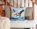 Pelican Soaring Throw Pillow Machine Washable, Indoor Outdoor Decorative Pillow For Couch, Bed Or Patio, 14Hx14W_maomaolike.com