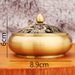 Brass Dragon And Phoenix Burner Double Fish Lotus Indoor Fireproof Cotton Gourd Incense Holder Metal Craft Ornament Wholesale_maomaolike.com