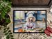 White Poodle The Chef Doormat Front Door Mat Indoor Outdoor Rugs For Entryway, Non Slip Washable Low Pile, 24H X 36W_maomaolike.com