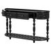 52''Modern And Contemporary Curved Console Table Sofa Table Entryway Table For Hallway Living Room With 4 Drawers And 1 Shelf_maomaolike.com