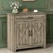 Sideboard Buffet Cabinet, Barn Door Coffee Bar Cabinet With Drawer And Adjustable Shelf_maomaolike.com