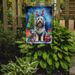 Bergamasco Christmas Reindeer Garden Flag Mailbox Flag Decorative Yard Flag Banner Outside Patio Artwork Yard Flower Beds, Garden Size, Multicolor_maomaolike.com