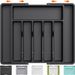 Silverware Drawer Organizer, Expandable Utensil Tray for Kitchen, BPA Free Flatware and Cutlery Holder, Adjustable Plastic Storage for Spoons Forks Kn_maomaolike.com