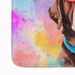 Chocolate Labrador Hippie Dawg Memory Foam Kitchen Mat Machine Washable Anti-Fatigue Mat Cushion Comfort Bath Mat Or Kitchen Rug_maomaolike.com