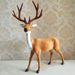 Creative Plum Blossom Couple Reindeer Simulation Elk Small Christmas Deer Decoration Mall Display_maomaolike.com