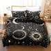 2024 New European And American 3D Solar System Galaxy Digital Print Brushed Cotton Bedding Two-Piece_maomaolike.com