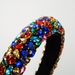 European and American New Heavy Industry Headband with Diamond Inlaid Sponge Wide Edge Headband Baroque Fashion Hair Accessory_maomaolike.com