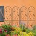 4 Pack Metal Garden Trellis 86.7" X 19.7" Rustproof Trellis For Climbing Plants Outdoor Flower Support Dragonfly Deco Black_maomaolike.com