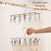 Baby Child Travel Folding Rack Home Hanging Clothes Windproof Slip Storage Artifact Plastic Thickened Pet_maomaolike.com