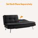 Folding Futon Sofa Bed For Living Room-Black_maomaolike.com
