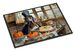 Weimaraner Fall Kitchen Pumpkins Doormat Front Door Mat Indoor Outdoor Rugs For Entryway, Non Slip Washable Low Pile, 24H X 36W_maomaolike.com