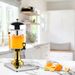 SOGA Single 8L Stainless Steel Dispenser Beverage Juicer Transparent Commercial Drink Container Jug_maomaolike.com