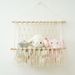 Nordic Handwoven Cotton Rope Rack Simple Decoration Children's Room Storage Doll Books Ornament Wall Shelf_maomaolike.com
