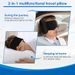 2 In 1 Travel Cotton Comfortable Neck Headrest With Eye Mask And Storage Bag 360° Support Airplane Pillow For Travelling_maomaolike.com