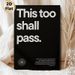 Inspirational Quote Painting Poster, Minimalist Black-and-White Text Art Poster, Uplifting Motivational Message Ideal For Home, Office And Living Room_maomaolike.com