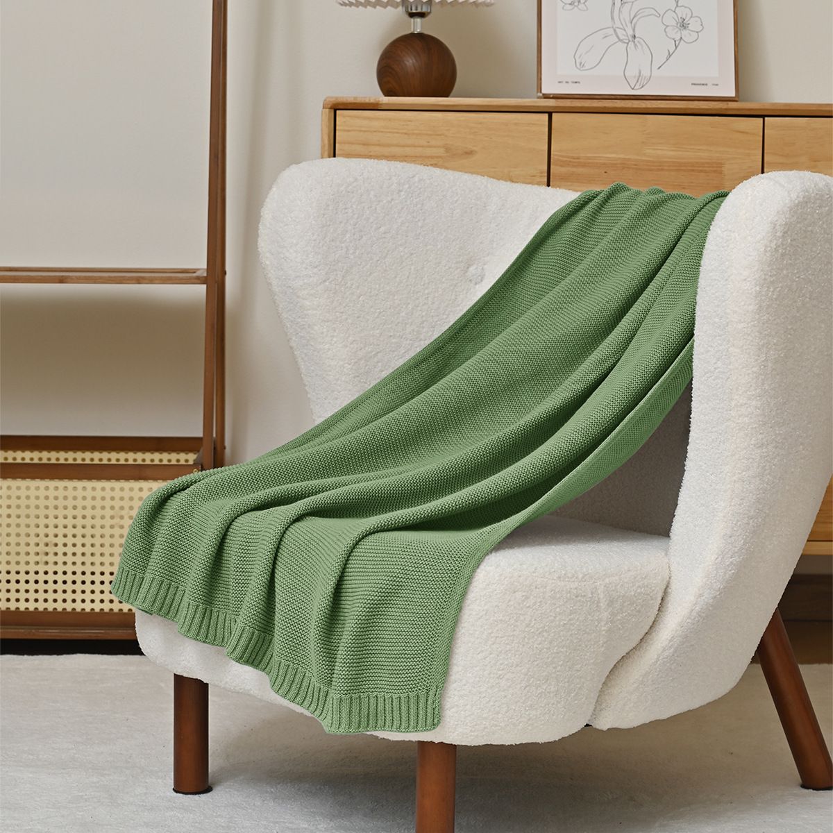 Modern Minimalist Solid Color Baby Knitted Blanket Home Use, Suitable For Living Room, Bedroom, And Sofa, 80*100cm_maomaolike.com