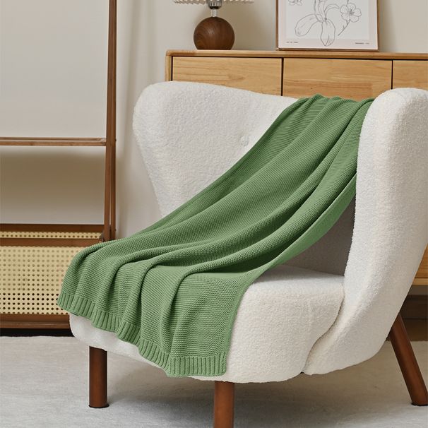 Modern Minimalist Solid Color Baby Knitted Blanket Home Use, Suitable For Living Room, Bedroom, And Sofa, 80*100cm_maomaolike.com