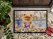 Decorating Easter Pomeranian Doormat Front Door Mat Indoor Outdoor Rugs For Entryway, Non Slip Washable Low Pile, 24H X 36W_maomaolike.com