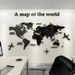 XS To L Size World Map Mirror Sticker European Version Acrylic Self-Adhesive Office Corporate Culture Wall Decal_maomaolike.com