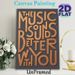 Music Quote Painting Poster, Matte Copper Textured Typography Poster, Warm Romantic Music-themed Decor Ideal For Bedroom, Living Room Or Music Studio_maomaolike.com