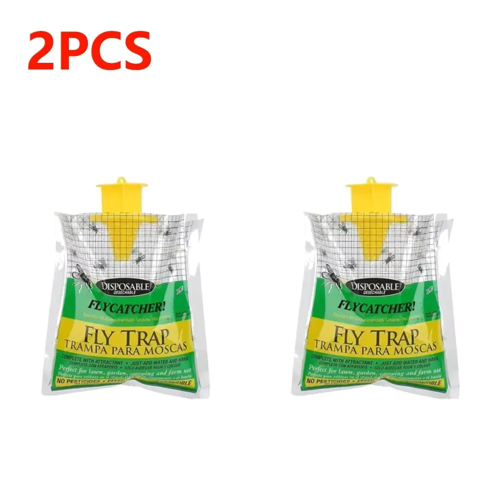 Hanging Bag With Bait Disposable Flies Non-Toxic Mosquito Trap Catcher Fly Wasp Insect Bug Killer For Outdoor_maomaolike.com