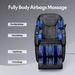Massage Chair Full Body, Zero Gravity SL-Track Shiatsu Massage Recliner Chair With Body Scan, Airbags, Foot Rollers, Deep Yoga Stretch, Heating (Black)_maomaolike.com