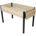 Raised Garden Bed, Metal Leg Wood Planter Boxes With Folding Storage Shelf,Elevated Planter Box For Growing Fresh Herbs, Vegetables, Flowers Great For Outdoor Patio, Deck, Balcony_maomaolike.com