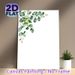 Eucalyptus Branch Painting Poster, Delicate Watercolor Style Poster, Soft Green Eucalyptus Leaves With Tiny Light Blossoms, Fresh Natural Vibe Ideal_maomaolike.com