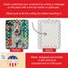 Old English Sheepdog Christmas Porcelain Ornament Christmas Tree Hanging Decorations For Home Christmas Holiday, Rectangle, Gift, Multicolor_maomaolike.com