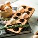 Japanese Style Solid Storage Box Love Wood Holder Refrigerator Kitchen Egg Tray_maomaolike.com