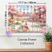 Hiragana Learning Painting Poster, Cute Cartoon-style Japanese Cherry Blossom & Kawaii Character Poster, Practical For Japanese Language Study, Ideal_maomaolike.com